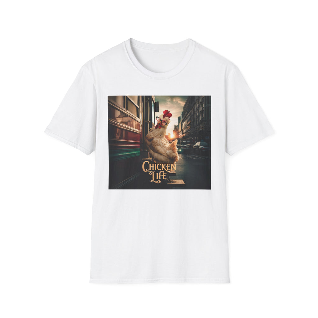 Chicken Life Graphic T‑Shirt — Funny Urban Chicken Design