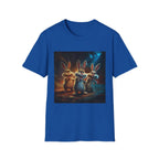 Cute Trio Bunny Graphic T-Shirt — Funny Easter Rabbit Cartoon Tee