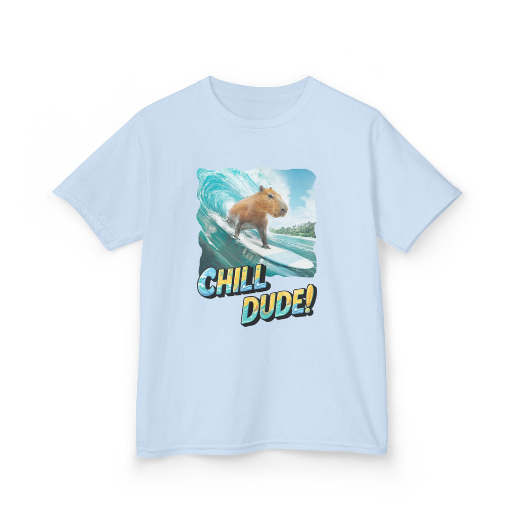 Kids Tee — 'Chill Dude!' Surfing Hamster Graphic