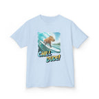 Kids Tee — 'Chill Dude!' Surfing Hamster Graphic