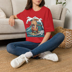 Capybara Surfing T-Shirt — Tropical Hawaiian Capybara Graphic Tee
