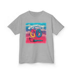 Kids Tee — "Neurodivergent and Happy" Colorful Art Brush Design