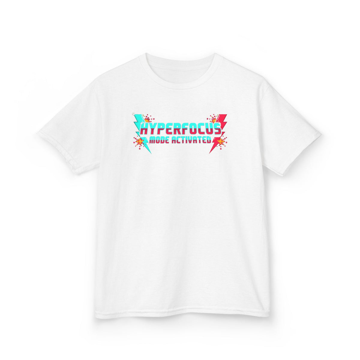 Kids Tee — "Hyperfocus Mode Activated" Retro Gaming Graphic