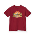 Kids T-Shirt — "Neurodivergent & Thriving" Retro Sunset Tee