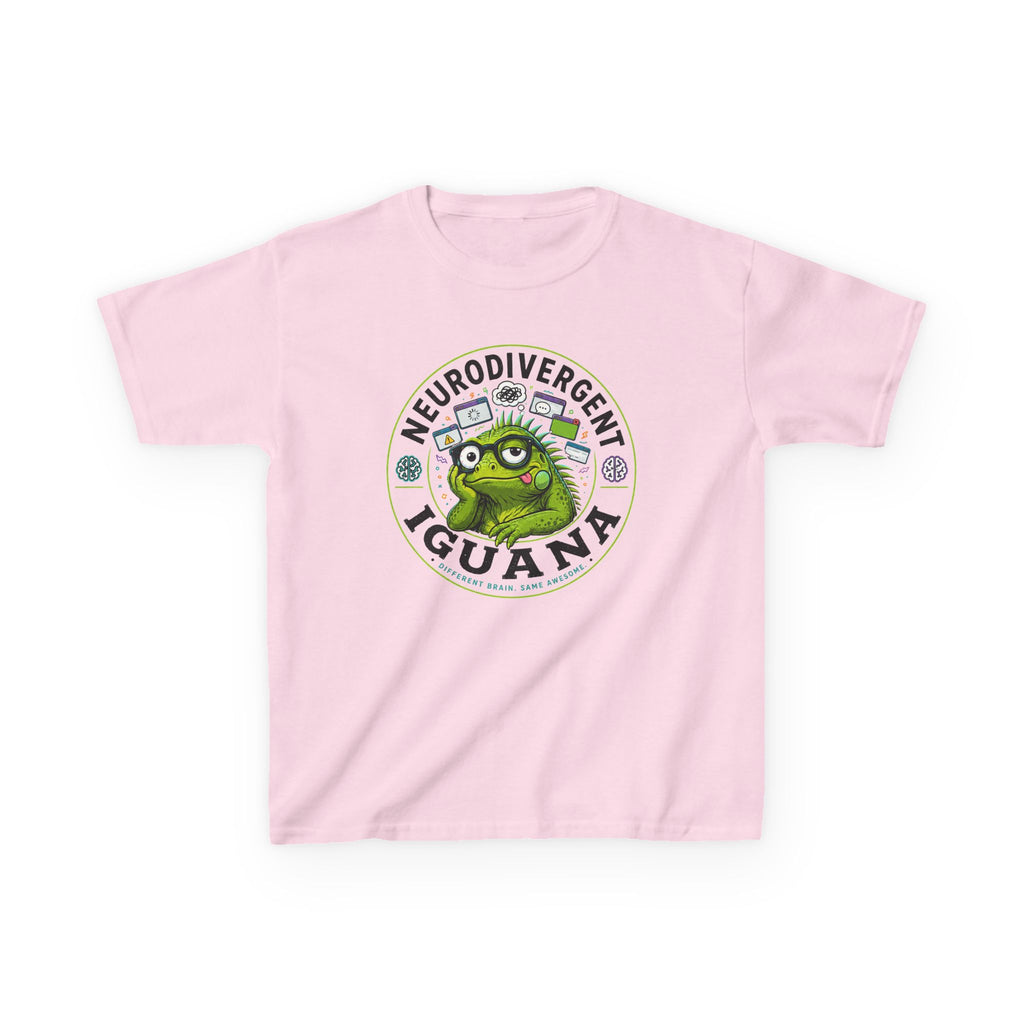 Neurodivergent Iguana Kids Tee