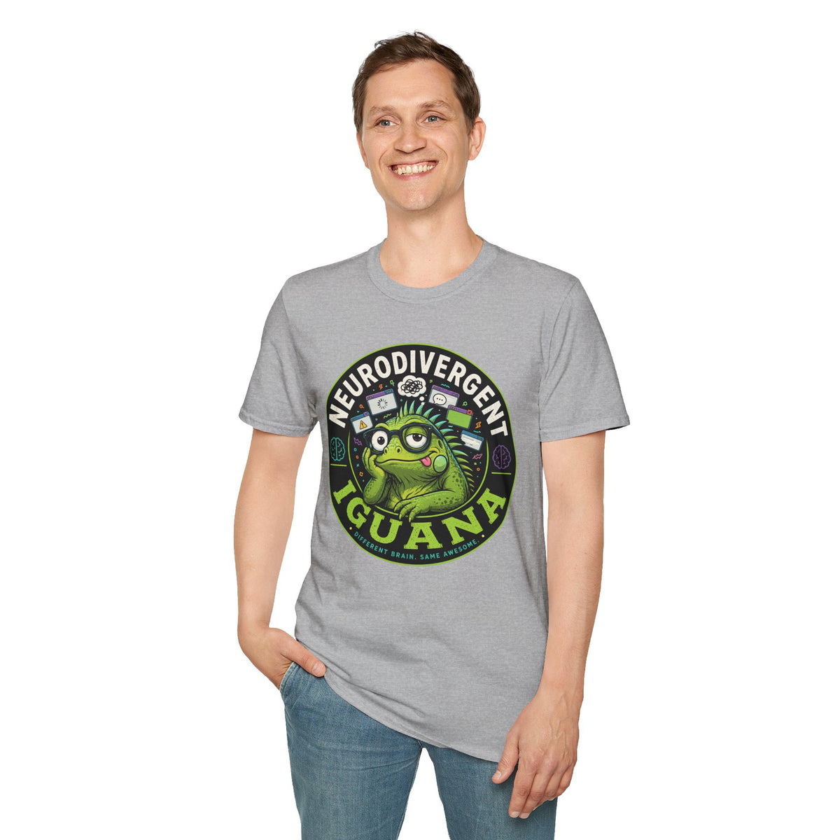 Neurodivergent Iguana T-Shirt