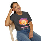 Clarity Please T-Shirt — Retro Sunset Lightbulb "Say What You Actually Mean" Graphic Tee