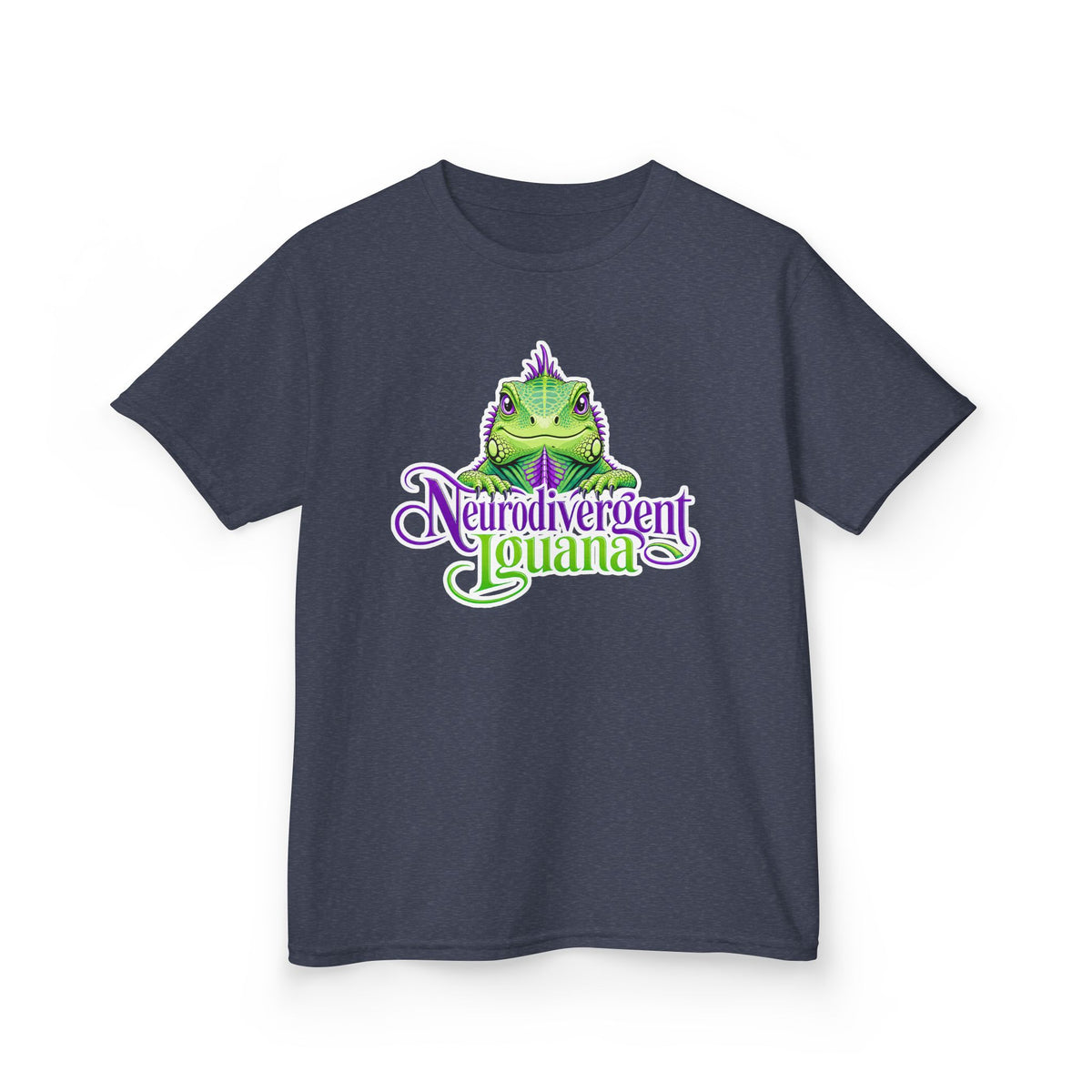 Kids T-Shirt — "Neurodivergent Iguana" Graphic Tee
