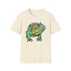 Iguana Graphic T-Shirt — Colorful Tropical Reptile Tee