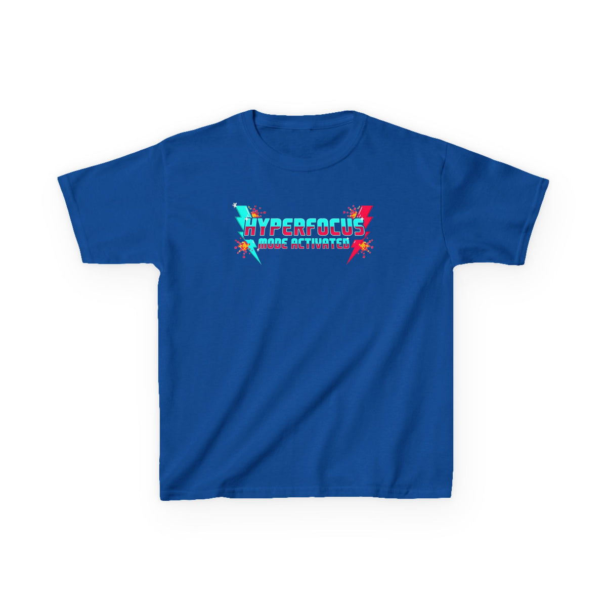 Kids Tee — "Hyperfocus Mode Activated" Retro Gaming Graphic