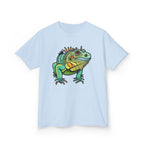 Kids Iguana T-Shirt — Colorful Tropical Reptile Tee for Boys & Girls