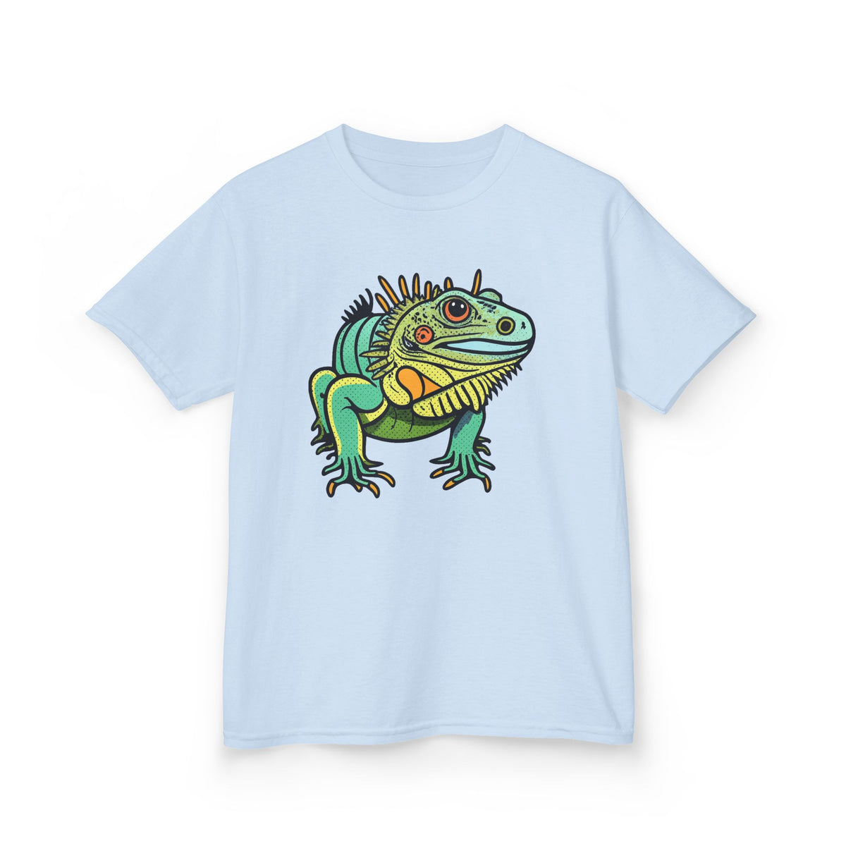 Kids Iguana T-Shirt — Colorful Tropical Reptile Tee for Boys & Girls