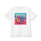 Kids Tee — "Neurodivergent and Happy" Colorful Art Brush Design