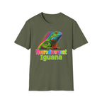 Neurodivergent Iguana T-Shirt — Colorful Pride Lizard Tee