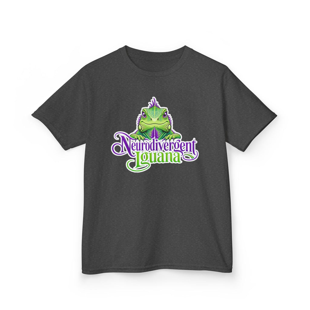Kids T-Shirt — "Neurodivergent Iguana" Graphic Tee