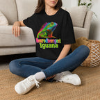 Neurodivergent Iguana T-Shirt — Colorful Pride Lizard Tee