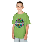 Kids T‑Shirt — "Neurodivergent Iguana" Colorful Pride Tee