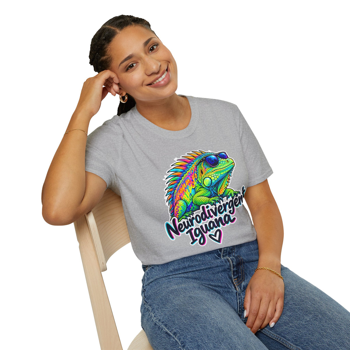 Neurodivergent Iguana T-Shirt