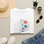 Different Not Less Floral Brain T-Shirt