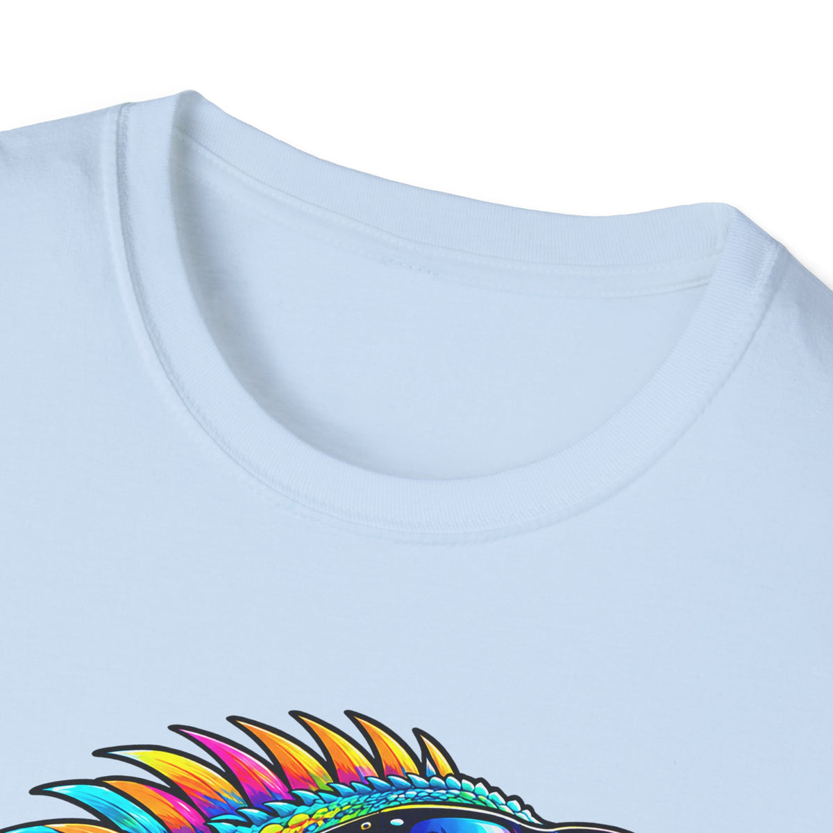 Neurodivergent Iguana T-Shirt – Colorful Pride Lizard Tee for Neurodiversity Awareness