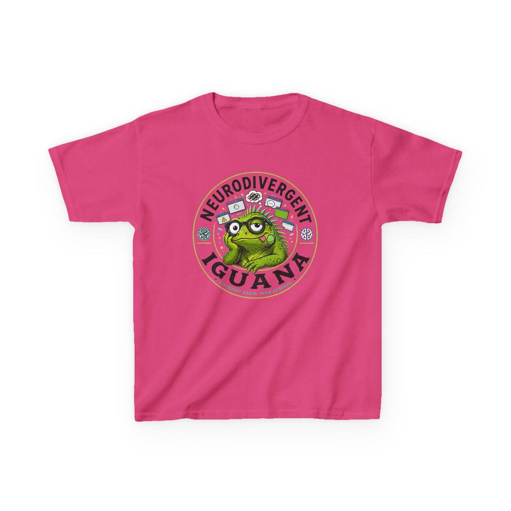 Neurodivergent Iguana Kids Tee