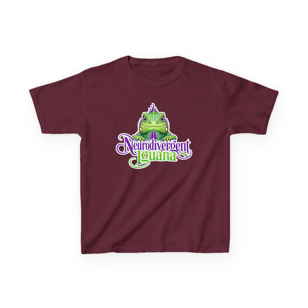 Kids T-Shirt — "Neurodivergent Iguana" Graphic Tee