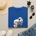 Women’s Portrait Tee — Artistic Side Profile Face Graphic T-Shirt