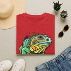 Iguana Graphic T-Shirt — Colorful Tropical Reptile Tee