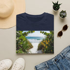 Sea Key Beach T-Shirt — Coastal Pathway Graphic Tee