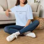 T-Shirt — “What Motivates You?” Minimalist Motivational Tee
