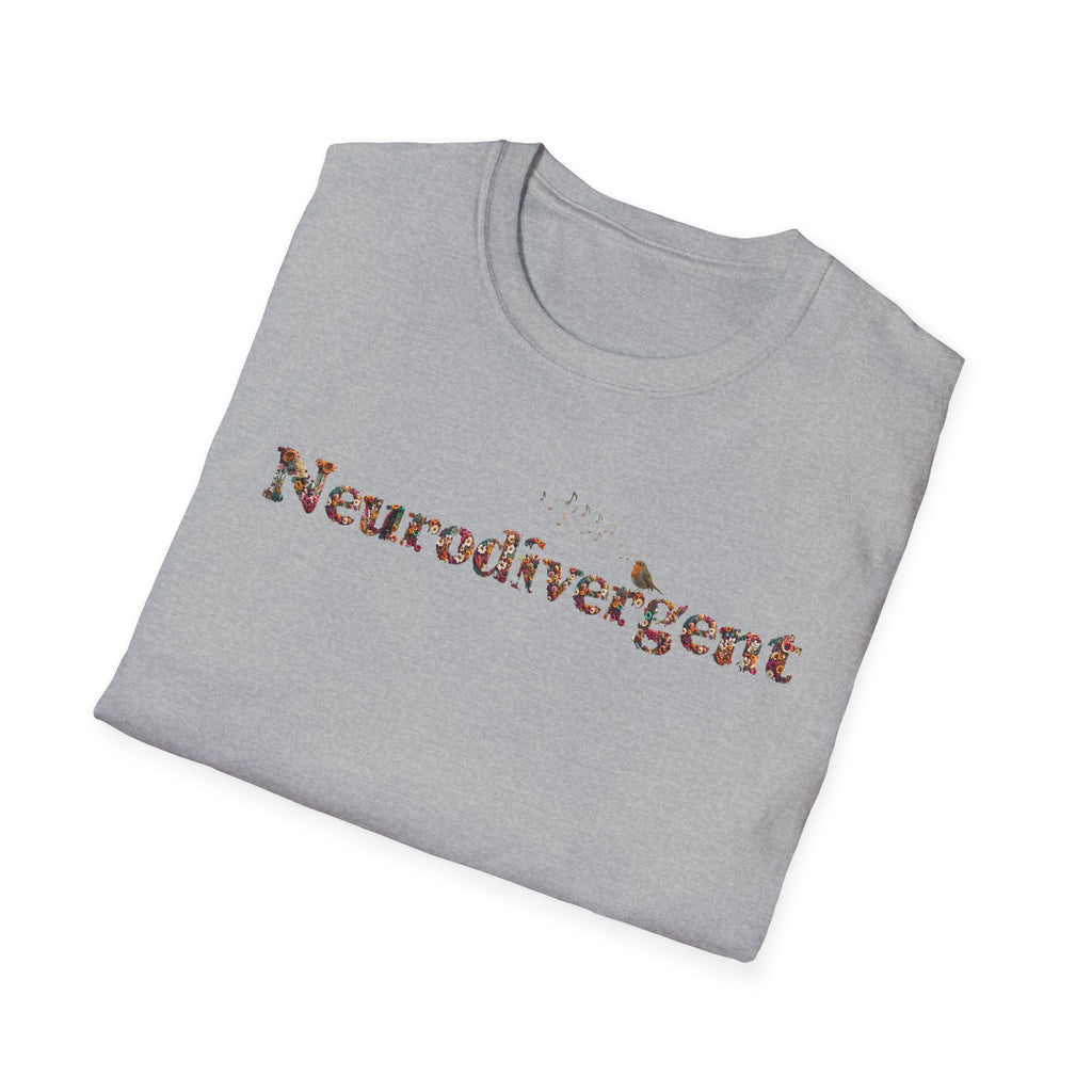 Neurodivergent Statement T-Shirt — Minimalist Pride Tee for Neurodiversity Awareness