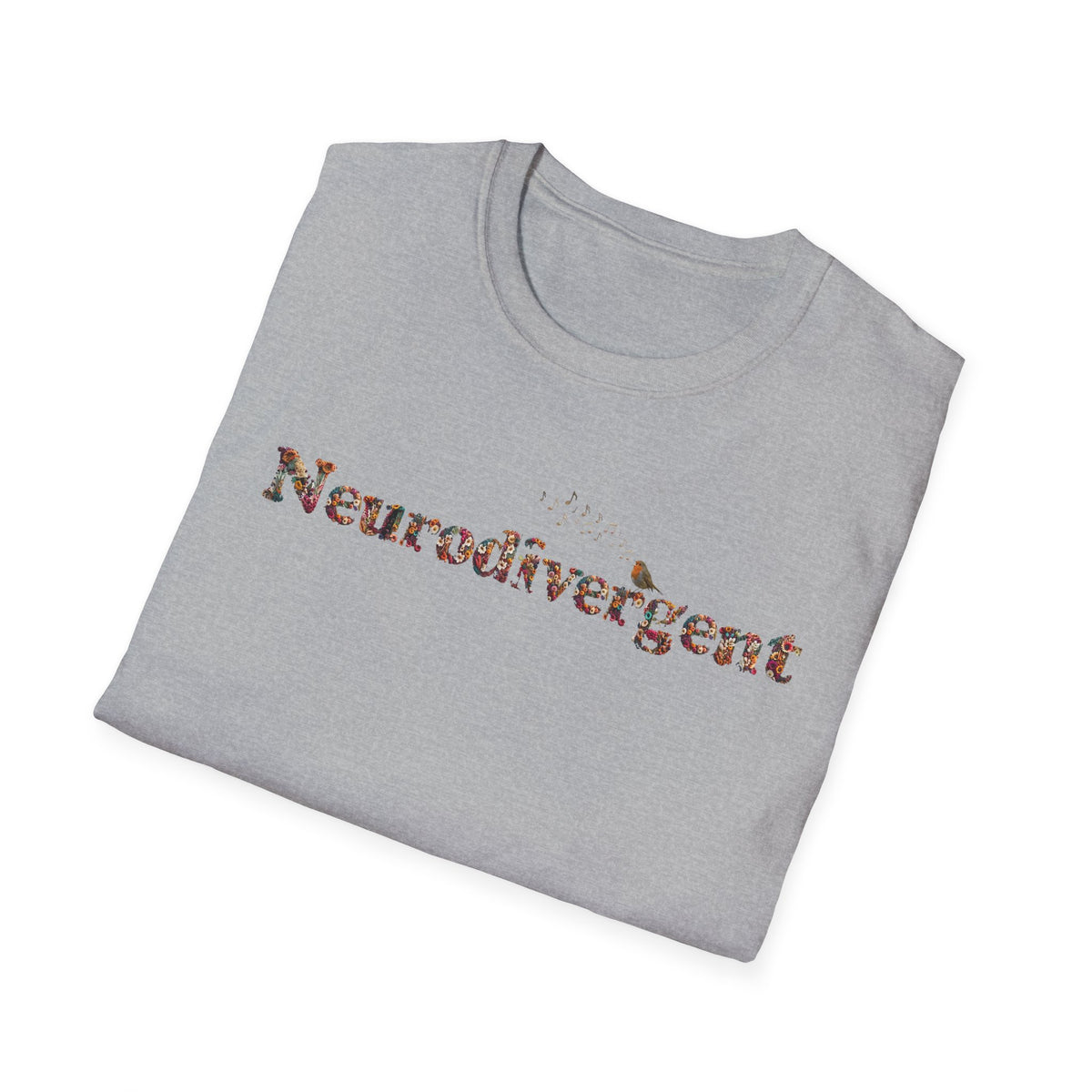 Neurodivergent Statement T-Shirt — Minimalist Pride Tee for Neurodiversity Awareness