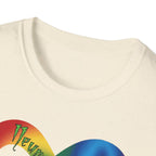 Autism Awareness Infinity T-Shirt — "We Survive, We Thrive, We Never Say Die!"