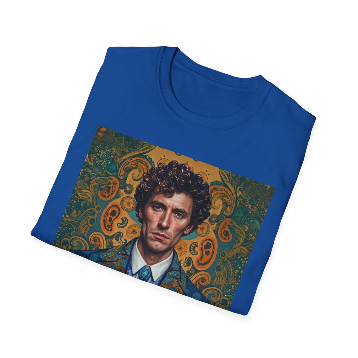 Portrait Art T-Shirt — Vintage Decorative Gentleman Illustration