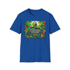 Autism Awareness T-Shirt — 'I Love Music, I Hear Headphones' Floral Design