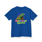 Kids T‑Shirt — Colorful "Neurodivergent Iguana" Graphic Tee