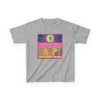 Neurodivergent and Happy Kids Tee — Bright Retro Pride Shirt