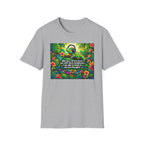 Autism Awareness T-Shirt — 'I Love Music, I Hear Headphones' Floral Design
