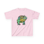 Kids Iguana T-Shirt — Colorful Tropical Reptile Tee for Boys & Girls