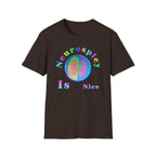 Neurospicy Rainbow Brain T‑Shirt — Colorful Science Apparel