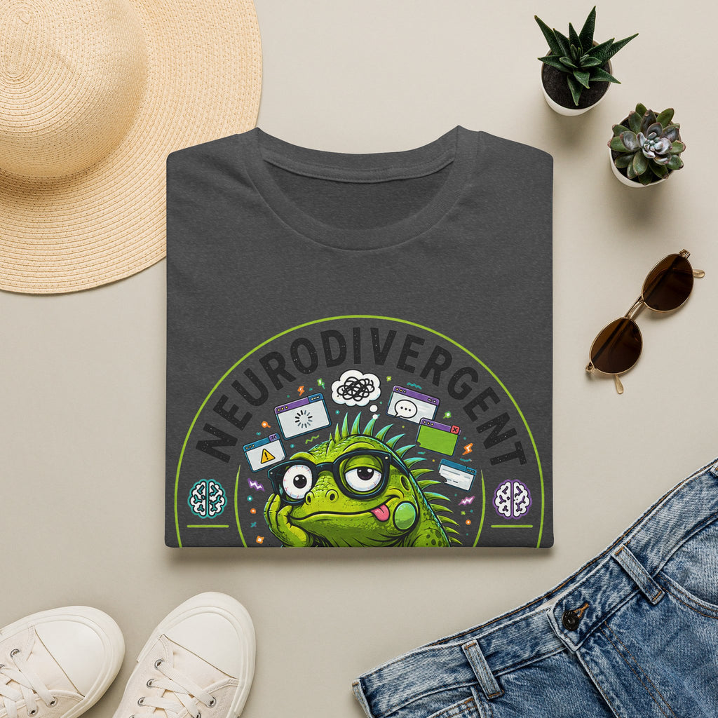 Neurodivergent Iguana T-Shirt — Cute Pride Neurodiversity Tee