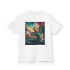 Kids T-Shirt — Colorful Surfing Bear Adventure Graphic Tee