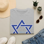 Star of David T-Shirt — "Blessed is he who comes in the name of the Lord" Hebrew Christian Jewish Faith Tee