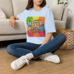 Happy Neurodivergent T-Shirt — Colorful Pride Art Tee
