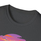 Clarity Please T-Shirt — "Clarity, please. Say what you really mean." Sunset Lightbulb Graphic