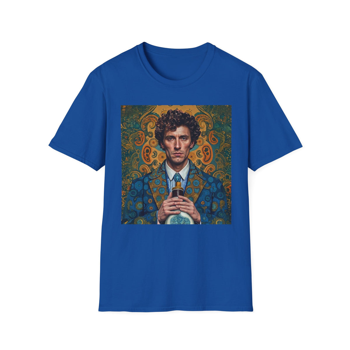 Portrait Art T-Shirt — Vintage Decorative Gentleman Illustration