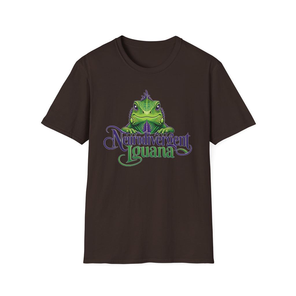 Neurodivergent Iguana T-Shirt — Cute Green Lizard Pride Tee