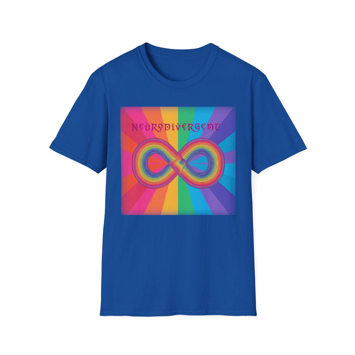 Neurodivergent Infinity Rainbow T-Shirt