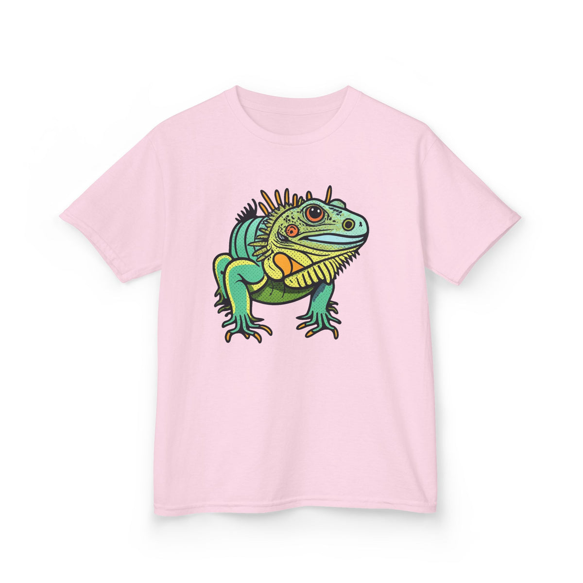 Kids Iguana T-Shirt — Colorful Tropical Reptile Tee for Boys & Girls