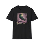 Raven 'Nevermore' T-Shirt — Gothic Moonlit Crow Tee